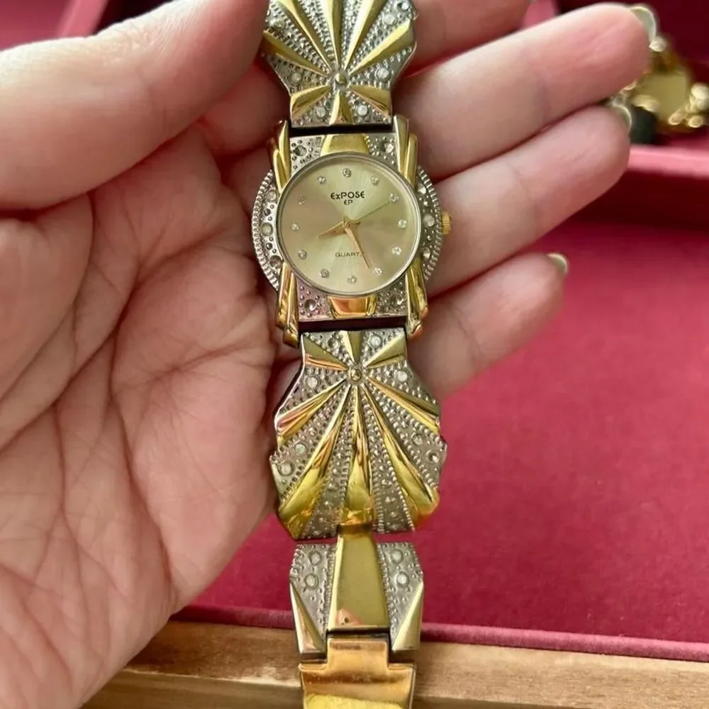 Vintage Gold and Silver Expose Watch